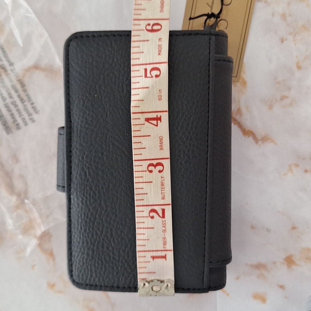 Gold Coast Wallet Black Purse Coin - Picture 7 of 9